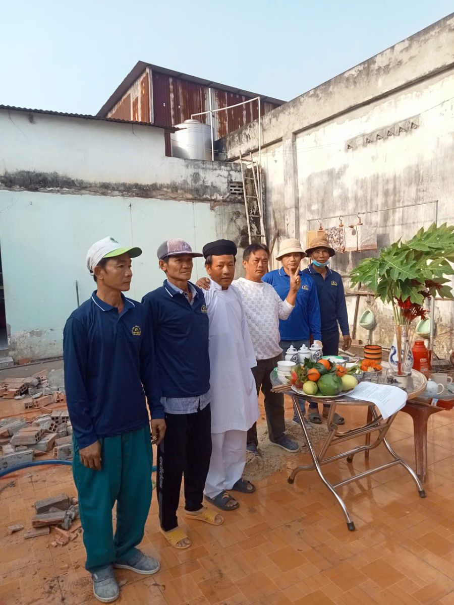 Đội ngũ thi công BẠCH ĐẰNG tại công trường – xây nhà tại Tây Ninh từ a-z